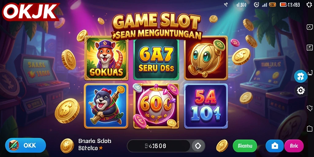 Menampilkan gameplay slot yang menarik dan menghibur.