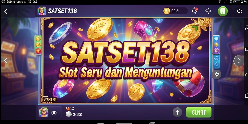 Tampilan gameplay menarik dari SATSET138 dengan berbagai tema slot.