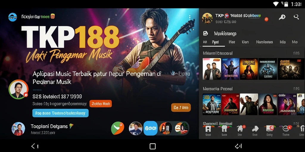 Tampilan gameplay dari TKP188 yang membuat Anda terlibat dalam musik.