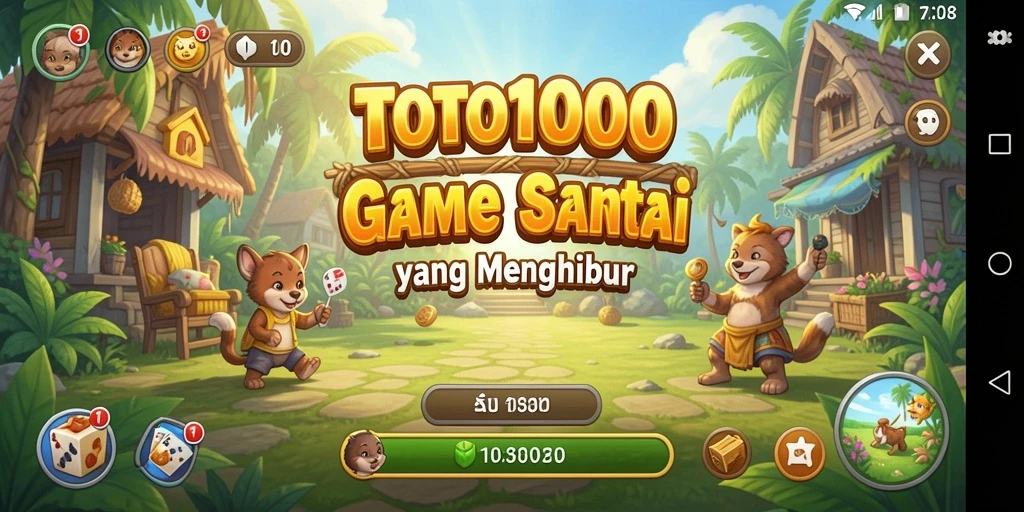 Gameplay seru dan menantang dari TOTO1000 yang menghibur.